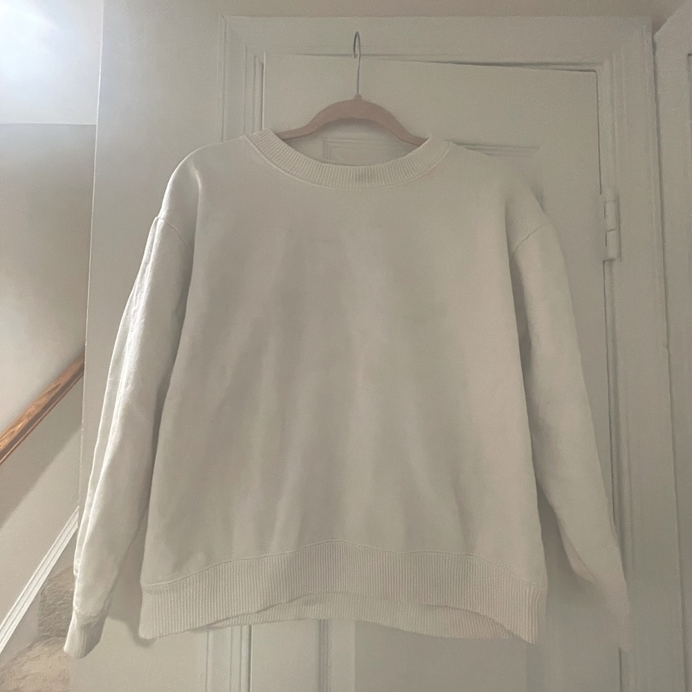 Urban Outfitters White Crewneck Sweatshirt